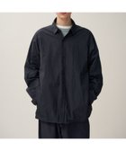 【エイトン/ATON】のHAND DYED NYLON シャツ ジャケット ‐UNISEX NAVY|ID:prp329100004062849