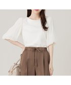 【エニィ スィス/any SiS】の【洗える】マジョリカスリーブ プルオーバー アイボリー|ID: prp329100004065761 ipo3291000000034410802