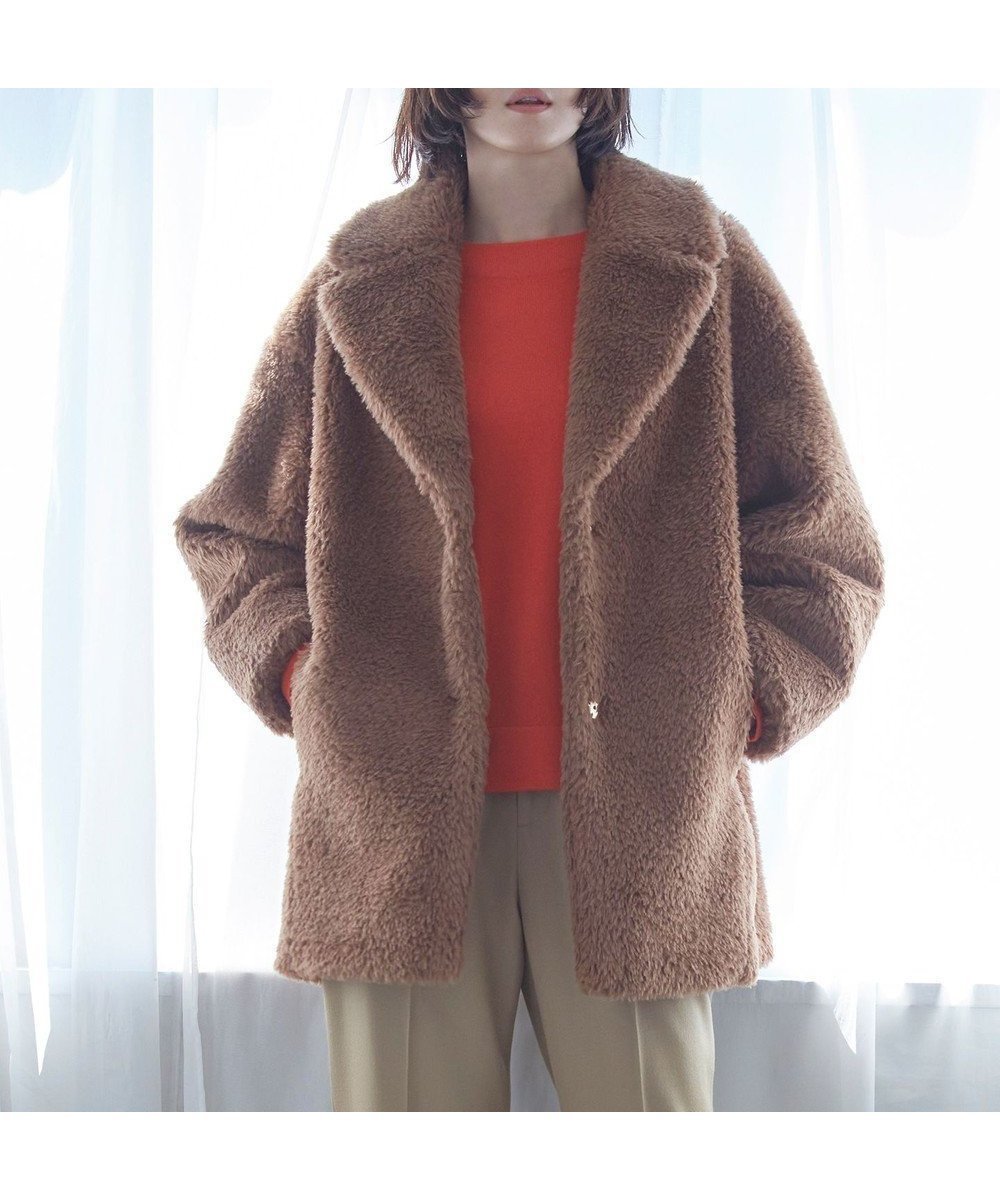 【自由区/JIYU-KU】のTEDDY ボアコート 人気、トレンドファッション・服の通販 founy(ファニー) 　ファッション　Fashion　レディースファッション　WOMEN　アウター　Coat Outerwear　コート　Coats　ジャケット　Jackets　A/W・秋冬　Aw・Autumn/Winter・Fw・Fall-Winter　イタリア　Italy　ジャケット　Jacket　フォルム　Form　 other-1|ID: prp329100004065875 ipo3291000000027404883