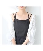 【アースミュージックアンドエコロジー/earth music&ecology】のキラキララインストーンキャミ 人気、トレンドファッション・服の通販 founy(ファニー) ファッション Fashion レディースファッション WOMEN トップス・カットソー Tops/Tshirt キャミソール / ノースリーブ No Sleeves A/W・秋冬 Aw・Autumn/Winter・Fw・Fall-Winter キャミソール Camisole シアー Sheer シンプル Simple ストーン Stone ポケット Pocket thumbnail Black|ID: prp329100004065999 ipo3291000000027405662