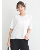 【アースミュージックアンドエコロジー/earth music&ecology】のポケット刺繍Tシャツ Off White|ID:prp329100004066008