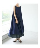 【クラフトスタンダードブティック/CRAFT STANDARD BOUTIQUE】のインド綿混フレアワンピース Navy|ID: prp329100004066016 ipo3291000000027405766