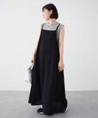 【グリーンパークス/Green Parks】のBEST PRICE 表面感カットキャミワンピース Black|ID: prp329100004066103 ipo3291000000029458149