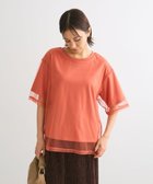 【グリーンパークス/Green Parks】のBEST PRICE チュールレイヤードプルオーバー 人気、トレンドファッション・服の通販 founy(ファニー) ファッション Fashion レディースファッション WOMEN トップス・カットソー Tops/Tshirt シャツ/ブラウス Shirts/Blouses ロング / Tシャツ T-Shirts プルオーバー Pullover カットソー Cut and Sewn A/W・秋冬 Aw・Autumn/Winter・Fw・Fall-Winter おすすめ Recommend エアリー Airy カットソー Cut And Sew チュール Tulle ポケット Pocket thumbnail Orange|ID: prp329100004066106 ipo3291000000028254244