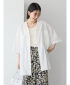 【アメリカンホリック/AMERICAN HOLIC】の接触冷感+UVカットWポケットBIGシャツチュニック Off White|ID: prp329100004066217 ipo3291000000027406882