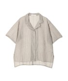 【グリーンパークス/Green Parks】のレース開襟ブラウス Gray Beige|ID: prp329100004066229 ipo3291000000027406932