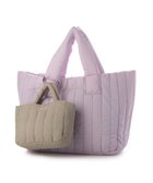 【アンビリオン/UNBILLION】の【テレビ ドラマ着用アイテム】カシュカシュ cachecache / 親子キルティング刺繍トートバッグ ラベンダー|ID: prp329100004066263 ipo3291000000031893364