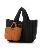 【アンビリオン/UNBILLION】の【テレビ ドラマ着用アイテム】カシュカシュ cachecache / 親子キルティング刺繍トートバッグ ブラック|ID: prp329100004066263 ipo3291000000035932401