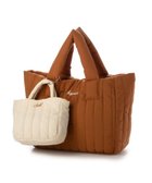 【アンビリオン/UNBILLION】の【テレビ ドラマ着用アイテム】カシュカシュ cachecache / 親子キルティング刺繍トートバッグ キャメル|ID: prp329100004066263 ipo3291000000035932404