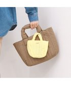 【アンビリオン/UNBILLION】の【テレビ ドラマ着用アイテム】カシュカシュ cachecache / 親子キルティング刺繍トートバッグ カーキ|ID: prp329100004066263 ipo3291000000035932406