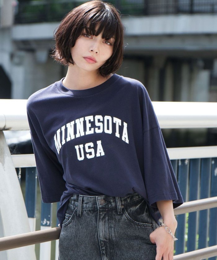 【ウィゴー/WEGO】の【ユニセックス着用ITEM】カレッジロゴプリントT(SS) インテリア・キッズ・メンズ・レディースファッション・服の通販 founy(ファニー) https://founy.com/ ファッション Fashion レディースファッション WOMEN トップス・カットソー Tops/Tshirt シャツ/ブラウス Shirts/Blouses ロング / Tシャツ T-Shirts カットソー Cut and Sewn 春 Spring 秋 Autumn/Fall カットソー Cut And Sew カーゴパンツ Cargo Pants グラフィック Graphic スマホ Smartphone デニム Denim 定番 Standard 人気 Popularity ハーフ Half フロント Front プリント Print 半袖 Short Sleeve S/S・春夏 Ss・Spring/Summer おすすめ Recommend 夏 Summer |ID: prp329100004068877 ipo3291000000028144839