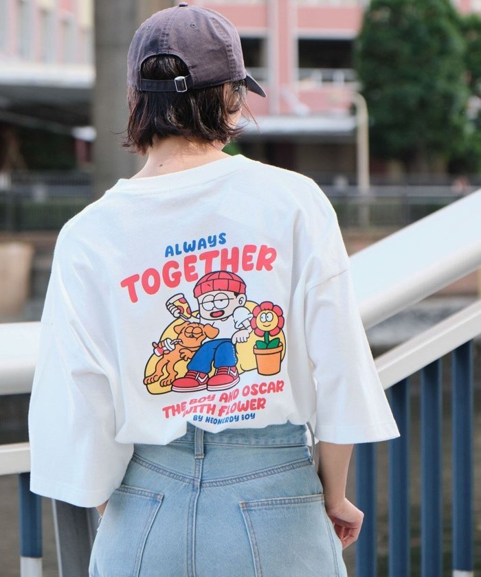 【ウィゴー/WEGO】の【ユニセックス着用ITEM】ALWAYS TOGETHER プリントT(SS) インテリア・キッズ・メンズ・レディースファッション・服の通販 founy(ファニー) https://founy.com/ ファッション Fashion レディースファッション WOMEN トップス・カットソー Tops/Tshirt シャツ/ブラウス Shirts/Blouses ロング / Tシャツ T-Shirts カットソー Cut and Sewn 春 Spring 秋 Autumn/Fall カットソー Cut And Sew カーゴパンツ Cargo Pants グラフィック Graphic スマホ Smartphone デニム Denim 定番 Standard 人気 Popularity フロント Front プリント Print 半袖 Short Sleeve ワンポイント One Point 再入荷 Restock/Back In Stock/Re Arrival S/S・春夏 Ss・Spring/Summer おすすめ Recommend 夏 Summer |ID: prp329100004068883 ipo3291000000028813620