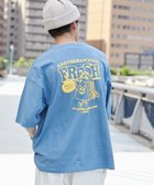 【ウィゴー/WEGO / MEN】のフードキャラ発泡プリントT ブルー|ID: prp329100004068885 ipo3291000000027433217