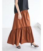 【クラフトスタンダードブティック/CRAFT STANDARD BOUTIQUE】のティアードフレアスカート Brown|ID: prp329100004068938 ipo3291000000027433391