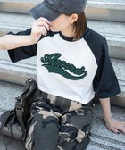 【ウィゴー/WEGO】のチームロゴサガララグランショートT 人気、トレンドファッション・服の通販 founy(ファニー) ファッション Fashion レディースファッション WOMEN トップス・カットソー Tops/Tshirt シャツ/ブラウス Shirts/Blouses ロング / Tシャツ T-Shirts カットソー Cut and Sewn S/S・春夏 Ss・Spring/Summer カットソー Cut And Sew ショート Short スマホ Smartphone モチーフ Motif 半袖 Short Sleeve 夏 Summer 春 Spring thumbnail ブラック|ID: prp329100004068981 ipo3291000000028127657