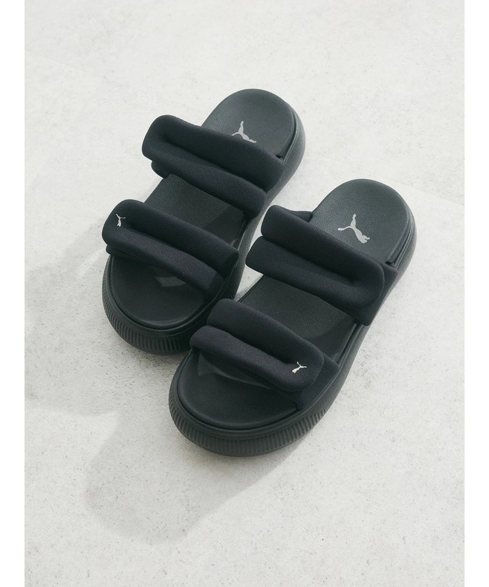 【グリーンパークス/Green Parks】のPUMA Mayu Puffy Slides サンダル インテリア・キッズ・メンズ・レディースファッション・服の通販 founy(ファニー) https://founy.com/ ファッション Fashion レディースファッション WOMEN NEW・新作・新着・新入荷 New Arrivals A/W・秋冬 Aw・Autumn/Winter・Fw・Fall-Winter サンダル Sandals ダブル Double フェミニン Feminine 厚底 Platforms |ID: prp329100004073369 ipo3291000000027487204