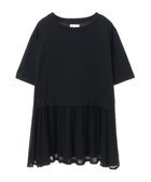 【グリーンパークス/Green Parks】のメッシュドッキングチュニック Black|ID: prp329100004073378 ipo3291000000027487243