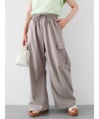 【グリーンパークス/Green Parks】のドロストカーゴパンツ 人気、トレンドファッション・服の通販 founy(ファニー) ファッション Fashion レディースファッション WOMEN パンツ Pants A/W・秋冬 Aw・Autumn/Winter・Fw・Fall-Winter おすすめ Recommend カーゴパンツ Cargo Pants シンプル Simple トレンド Trend フォルム Form ポケット Pocket メタル Metal thumbnail Beige|ID: prp329100004073396 ipo3291000000027553201