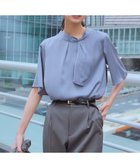 【エニィ スィス/any SiS】の【洗える】トロミサテンボウ ブラウス 人気、トレンドファッション・服の通販 founy(ファニー) ファッション Fashion レディースファッション WOMEN トップス・カットソー Tops/Tshirt シャツ/ブラウス Shirts/Blouses S/S・春夏 Ss・Spring/Summer クラシカル Classical サテン Satin シンプル Simple フレア Flare エレガント 上品 Elegant 夏 Summer 春 Spring 洗える Washable thumbnail ダスティブルー|ID: prp329100004073434 ipo3291000000027801501