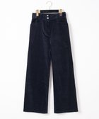 【グレース コンチネンタル/GRACE CONTINENTAL】のコーデュロイパンツ 人気、トレンドファッション・服の通販 founy(ファニー) ファッション Fashion レディースファッション WOMEN パンツ Pants A/W・秋冬 Aw・Autumn/Winter・Fw・Fall-Winter アンクル Uncle コーデュロイ Corduroy シンプル Simple メタル Metal 定番 Standard thumbnail ネイビー|ID: prp329100004074638 ipo3291000000027867490