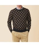 【ダックス/DAKS / MEN】の【DDモノグラム】12ゲージ DDアーガイルジャガード ニット ブラック系|ID: prp329100004077862 ipo3291000000027544137