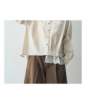 【イェッカ ヴェッカ/YECCA VECCA】 シアーMIXアシメシャツ人気、トレンドファッション・服の通販 founy(ファニー) ファッション Fashion レディースファッション WOMEN トップス・カットソー Tops/Tshirt シャツ/ブラウス Shirts/Blouses NEW・新作・新着・新入荷 New Arrivals A/W・秋冬 Aw・Autumn/Winter・Fw・Fall-Winter アシンメトリー Asymmetry コンパクト Compact シアー Sheer ストレッチ Stretch フォルム Form ヘムライン Hemline ポケット Pocket |ID:prp329100004077868