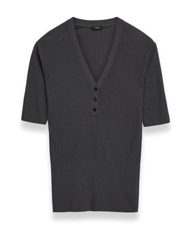 【ジョゼフ/JOSEPH】の【洗える】メリノリブ ニットTEE 人気、トレンドファッション・服の通販 founy(ファニー) ファッション Fashion レディースファッション WOMEN トップス・カットソー Tops/Tshirt ニット Knit Tops シャツ/ブラウス Shirts/Blouses ロング / Tシャツ T-Shirts カットソー Cut and Sewn A/W・秋冬 Aw・Autumn/Winter・Fw・Fall-Winter イタリア Italy カシミヤ Cashmere カットソー Cut And Sew 半袖 Short Sleeve 洗える Washable |ID:prp329100004077918