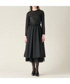 【グレース コンチネンタル/GRACE CONTINENTAL】のチュールシアートップ 人気、トレンドファッション・服の通販 founy(ファニー) ファッション Fashion レディースファッション WOMEN トップス・カットソー Tops/Tshirt シャツ/ブラウス Shirts/Blouses ロング / Tシャツ T-Shirts カットソー Cut and Sewn A/W・秋冬 Aw・Autumn/Winter・Fw・Fall-Winter S/S・春夏 Ss・Spring/Summer おすすめ Recommend インナー Inner カットソー Cut And Sew キャミワンピース Cami Dress シアー Sheer ジャケット Jacket ストレッチ Stretch リボン Ribbon 夏 Summer 定番 Standard thumbnail ブラック|ID: prp329100004077971 ipo3291000000027544663