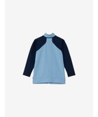 【ヘリーハンセン/HELLY HANSEN / KIDS】の【UVカット】ロングスリーブ HHフルジップラッシュガード(キッズ)〇 ペールブルー×オーシャンネイビー|ID: prp329100004078061 ipo3291000000027545067