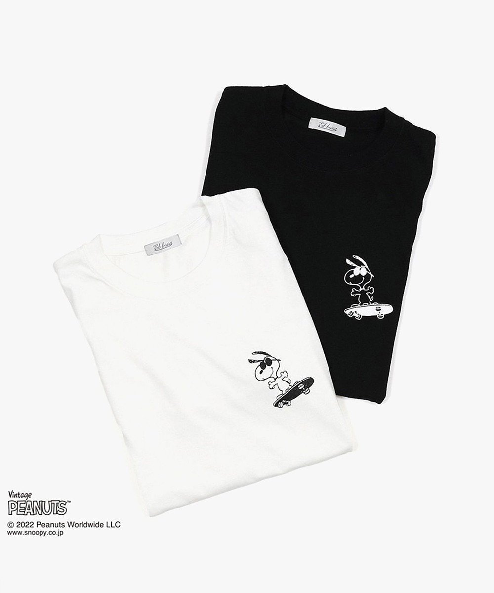 【ジェネラルデザインストア/general design store】の【PEANUTS×Et baas】スケボーショートスリーブTシャツ 人気、トレンドファッション・服の通販 founy(ファニー) 　ファッション　Fashion　レディースファッション　WOMEN　トップス・カットソー　Tops/Tshirt　シャツ/ブラウス　Shirts/Blouses　ロング / Tシャツ　T-Shirts　カットソー　Cut and Sewn　S/S・春夏　Ss・Spring/Summer　カットソー　Cut And Sew　キャラクター　Character　クール　Cool　コラボ　Collaboration　サングラス　Sunglasses　スマート　Smart　メガネ　Glasses　人気　Popularity　夏　Summer　日本製　Made In Japan　春　Spring　 other-1|ID: prp329100004078093 ipo3291000000027545157