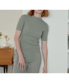 【ネテネ/NETENE】のランダムリブニット モックネックハーフスリーブ 人気、トレンドファッション・服の通販 founy(ファニー) ファッション Fashion レディースファッション WOMEN トップス・カットソー Tops/Tshirt ニット Knit Tops シャツ/ブラウス Shirts/Blouses ロング / Tシャツ T-Shirts カットソー Cut and Sewn 春 Spring 秋 Autumn/Fall カットソー Cut And Sew セットアップ Set Up 半袖 Short Sleeve モックネック Mock Neck ロング Long S/S・春夏 Ss・Spring/Summer おすすめ Recommend 夏 Summer ビジネス 仕事 通勤 Business thumbnail オリーブ|ID: prp329100004078153 ipo3291000000027545414