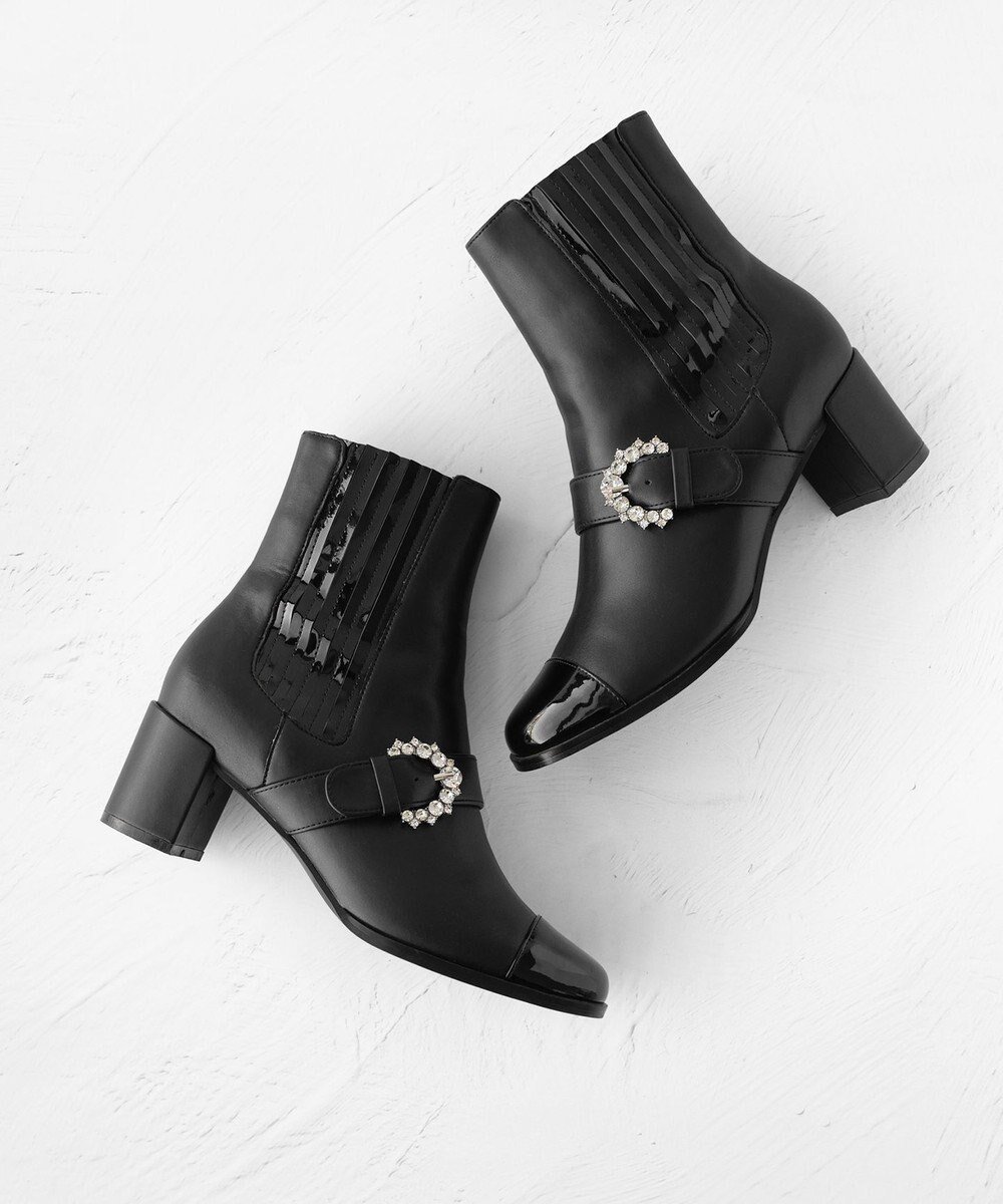 【トッカ/TOCCA】のBIJOUX BUCKLE SIDEGOREBOOTS ブーツ 人気、トレンドファッション・服の通販 founy(ファニー) 　ファッション　Fashion　レディースファッション　WOMEN　エレガント 上品　Elegant　雑誌　Magazine　フィット　Fit　ブロッキング　Blocking　ブロック　Block　リュクス　Luxe　A/W・秋冬　Aw・Autumn/Winter・Fw・Fall-Winter　冬　Winter　2024年　2024　2024-2025秋冬・A/W　Aw/Autumn/Winter/Fw/Fall/2024-2025　 other-1|ID: prp329100004078173 ipo3291000000029035105