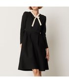 【トッカ/TOCCA】の【洗える!】BAR RIBBON KNIT DRESS ニットドレス 人気、トレンドファッション・服の通販 founy(ファニー) ファッション Fashion レディースファッション WOMEN ワンピース Dress ドレス Party Dresses ニットワンピース Knit Dresses A/W・秋冬 Aw・Autumn/Winter・Fw・Fall-Winter ドレス Dress リボン Ribbon 再入荷 Restock/Back In Stock/Re Arrival 洗える Washable thumbnail ブラック×アイボリー系|ID: prp329100004078194 ipo3291000000027545552