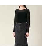 【グレース コンチネンタル/GRACE CONTINENTAL】のベロアカットトップ 人気、トレンドファッション・服の通販 founy(ファニー) ファッション Fashion レディースファッション WOMEN トップス・カットソー Tops/Tshirt シャツ/ブラウス Shirts/Blouses ロング / Tシャツ T-Shirts カットソー Cut and Sewn ベロア Velour A/W・秋冬 Aw・Autumn/Winter・Fw・Fall-Winter S/S・春夏 Ss・Spring/Summer インナー Inner カットソー Cut And Sew ジャケット Jacket ベスト Vest ベロア Velor ベーシック Basic メッシュ Mesh 夏 Summer 秋 Autumn/Fall thumbnail ブラック|ID: prp329100004078237 ipo3291000000027545958