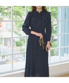 【フェルゥ/Feroux】の【洗える】プリーツ ワンピース 人気、トレンドファッション・服の通販 founy(ファニー) ファッション Fashion レディースファッション WOMEN ワンピース Dress A/W・秋冬 Aw・Autumn/Winter・Fw・Fall-Winter オケージョン Occasion シアー Sheer シャーリング Shirring チェック Check トレンド Trend フェミニン Feminine フリル Frills プリント Print プリーツ Pleats リボン Ribbon 洗える Washable 無地 Plain Color thumbnail ネイビー系(無地)|ID: prp329100004078257 ipo3291000000028236986