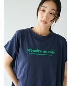 【クラフトスタンダードブティック/CRAFT STANDARD BOUTIQUE】の発泡プリントロゴTシャツ Navy|ID: prp329100004078269 ipo3291000000029396017