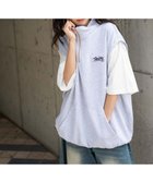 【ウィゴー/WEGO】の【ユニセックス着用ITEM】ノースリハーフジッププルオーバー ライトグレー|ID:prp329100004079488