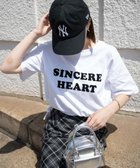 【ウィゴー/WEGO】のリボンデザイングラフィックショートT 柄2|ID:prp329100004079508