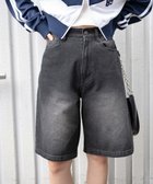 【ウィゴー/WEGO】の【新色追加】ヴィンテージウォッシュデニムハーフパンツ 人気、トレンドファッション・服の通販 founy(ファニー) ファッション Fashion レディースファッション WOMEN パンツ Pants デニムパンツ Denim Pants ハーフ / ショートパンツ Short Pants A/W・秋冬 Aw・Autumn/Winter・Fw・Fall-Winter おすすめ Recommend ショート Short スマホ Smartphone デニム Denim トレンド Trend ハーフ Half ボトム Bottom thumbnail ブラック|ID: prp329100004079511 ipo3291000000028631193