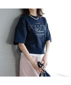 【アンフィーロ 自由区/UNFILO】の【吸水速乾/UVケア】ハーフスリーブ ロゴSWEAT ネイビー|ID: prp329100004086509 ipo3291000000032687792