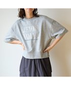 【アンフィーロ 自由区/UNFILO】の【吸水速乾/UVケア】ハーフスリーブ ロゴSWEAT グレー|ID: prp329100004086509 ipo3291000000032687795