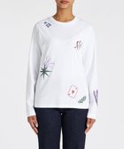 【ポール スミス/Paul Smith】のDoodles 長袖Tシャツ 人気、トレンドファッション・服の通販 founy(ファニー) ファッション Fashion レディースファッション WOMEN トップス・カットソー Tops/Tshirt シャツ/ブラウス Shirts/Blouses ロング / Tシャツ T-Shirts カットソー Cut and Sewn S/S・春夏 Ss・Spring/Summer カットソー Cut And Sew プリント Print ワーク Work 夏 Summer 春 Spring 長袖 Long Sleeve thumbnail ホワイト|ID: prp329100004086536 ipo3291000000028824006