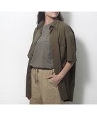 【ジェネラルデザインストア/general design store】の【耐久撥水/Et baas】ショートスリーブオーバーサイズシャツ OLIVE|ID: prp329100004086650 ipo3291000000027656995