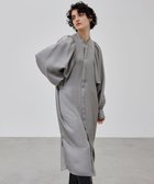 【ベイジ,/BEIGE,】の【洗える】LISERONS / シルクパフワンピース 人気、トレンドファッション・服の通販 founy(ファニー) ファッション Fashion レディースファッション WOMEN ワンピース Dress A/W・秋冬 Aw・Autumn/Winter・Fw・Fall-Winter ギャザー Gather シルク Silk ストレート Straight トレンド Trend ドレス Dress ロング Long ビジネス 仕事 通勤 Business 洗える Washable thumbnail L Gray|ID: prp329100004086748 ipo3291000000027657388