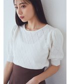 【アースミュージックアンドエコロジー/earth music&ecology】のアーガイルスカシパールニットプルオーバー 人気、トレンドファッション・服の通販 founy(ファニー) ファッション Fashion レディースファッション WOMEN トップス・カットソー Tops/Tshirt ニット Knit Tops プルオーバー Pullover A/W・秋冬 Aw・Autumn/Winter・Fw・Fall-Winter スリーブ Sleeve セーター Sweater パール Pearl ポケット Pocket エレガント 上品 Elegant 透かし Watermark thumbnail Off White|ID: prp329100004086789 ipo3291000000027657540