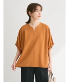 【グリーンパークス/Green Parks】のドルマンブラウス 人気、トレンドファッション・服の通販 founy(ファニー) ファッション Fashion レディースファッション WOMEN トップス・カットソー Tops/Tshirt シャツ/ブラウス Shirts/Blouses NEW・新作・新着・新入荷 New Arrivals A/W・秋冬 Aw・Autumn/Winter・Fw・Fall-Winter ギャザー Gather スリット Slit ポケット Pocket ラウンド Round ビジネス 仕事 通勤 Business thumbnail Orange|ID: prp329100004086851 ipo3291000000027657862