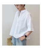 【アメリカンホリック/AMERICAN HOLIC】のイージーケア5分袖バックタックシャツ Off White|ID: prp329100004086854 ipo3291000000027657873