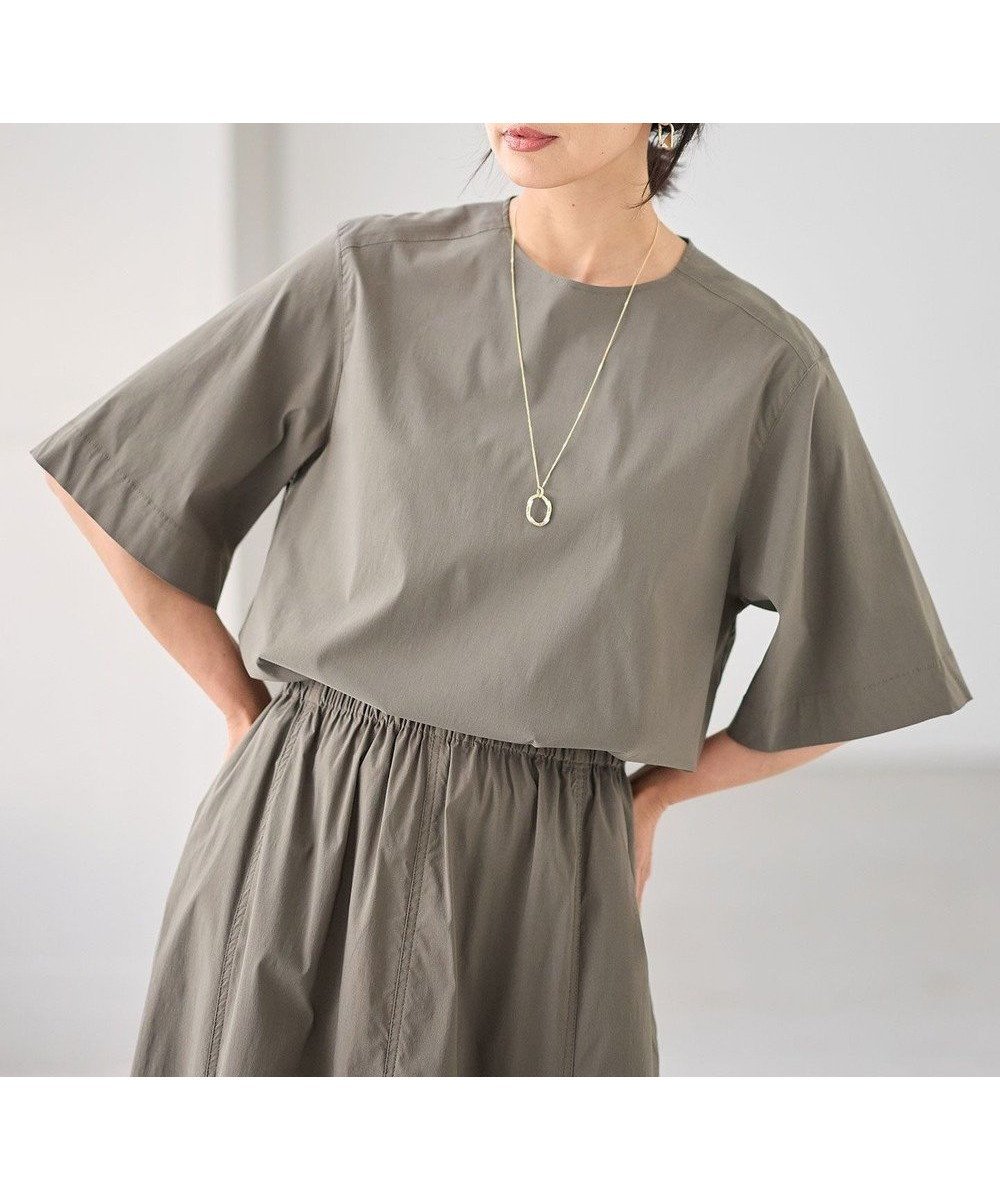 【エニィファム/any FAM】の【撥水】オーバーシルエットブラウス 人気、トレンドファッション・服の通販 founy(ファニー) 　ファッション　Fashion　レディースファッション　WOMEN　トップス・カットソー　Tops/Tshirt　シャツ/ブラウス　Shirts/Blouses　おすすめ　Recommend　アウトドア　Outdoor　シンプル　Simple　ストレッチ　Stretch　スリット　Slit　セットアップ　Set Up　夏　Summer　旅行　Travel　春　Spring　S/S・春夏　Ss・Spring/Summer　 other-1|ID: prp329100004088223 ipo3291000000031981484