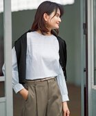 【自由区/JIYU-KU】の【カタログ掲載・洗える】SOMELOSクロップド丈 ブラウス 人気、トレンドファッション・服の通販 founy(ファニー) ファッション Fashion レディースファッション WOMEN トップス・カットソー Tops/Tshirt シャツ/ブラウス Shirts/Blouses 洗える Washable クロップド Cropped ストライプ Stripe ストレッチ Stretch スリーブ Sleeve トレンド Trend 定番 Standard ボトム Bottom 無地 Plain Color ヨーク Yoke リラックス Relax ワイド Wide A/W・秋冬 Aw・Autumn/Winter・Fw・Fall-Winter thumbnail サックスストライプ|ID: prp329100004088233 ipo3291000000028463486