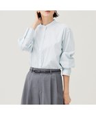 【自由区/JIYU-KU】の【スタイリストコラボ・洗える】SOMELOSバンドカラー シャツ 人気、トレンドファッション・服の通販 founy(ファニー) ファッション Fashion レディースファッション Ladies' Fashion Online トップス・カットソー Tops/Tshirt シャツ/ブラウス Shirts/Blouses 洗える Washable カフス Cuffs コラボ Collaboration ジャケット Jacket ストライプ Stripe ストレッチ Stretch スリット Slit 雑誌 Magazine ダブル Double 定番 Standard フロント Front 無地 Plain Color A/W・秋冬 Aw・Autumn/Winter・Fw・Fall-Winter thumbnail サックスストライプ|ID: prp329100004088235 ipo3291000000032646664